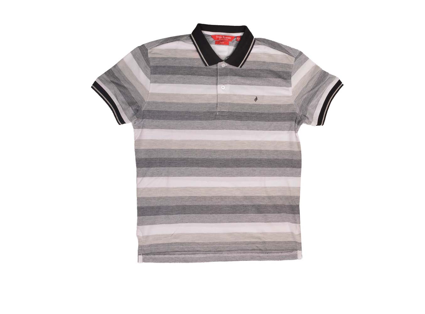 john players men grey striped polo t shirt kapadaa com john players trousers size chart